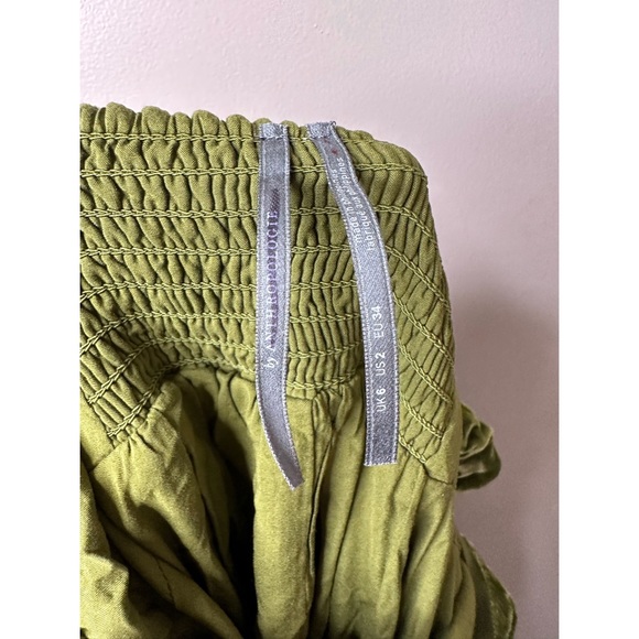 Anthropologie Velvet Empire Waist Midi Dress - Picture 8 of 8